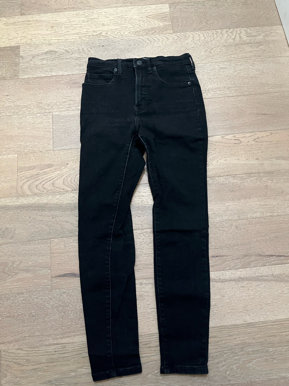 Everlane Classic Black Skinny Jeans